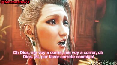 La doctora Tifa contra la Madre M y Scarlet en un FANTASMAGORICO Futanari (SUB ESPAÑOL)