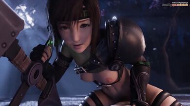 Watch Yuffie ride on top of LazyProcrastinator like a pony in this hot new hentai porn video!