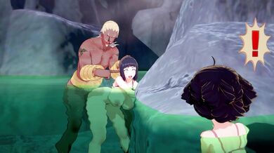 A Hot Spring NTR with Hinata and a Mystery Guest