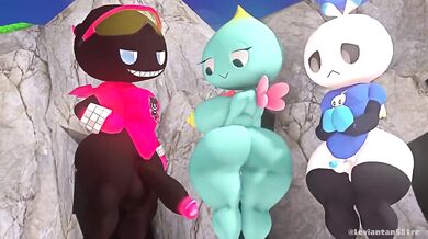 Watch the intense competition between Leviathan and his opponents in this hot and steamy hentai scene