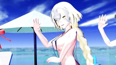My Moms Masturbation Dreams come true on the Fate/Grand Order Beach! (MMD)