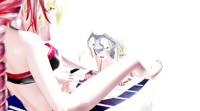 My Moms Masturbation Dreams come true on the Fate/Grand Order Beach! (MMD)