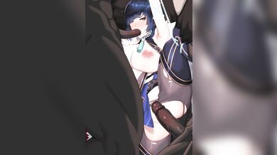 The Sexual Exploration of Yelan, a Young and Curious Fish-Woman (Gen Shi Impact)