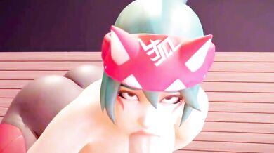 Knocking On Doors: Naughty Neighbor Kiriko Gets A PMV Blowjob!