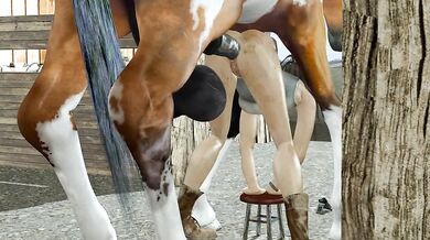 Lara and her Horse go at it for 2 Loops
