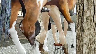 Lara and her Horse go at it for 2 Loops