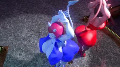 Watch as the beautiful demoness leads a ritualistic dance, summoning dark powers and seducing all who witness her movements