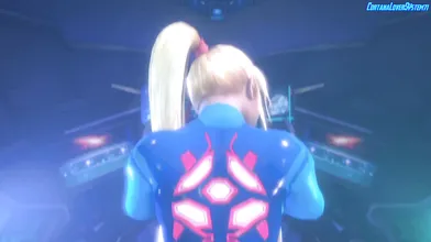 Busty Samus Awaits You In HMV by CortanaLover System 71