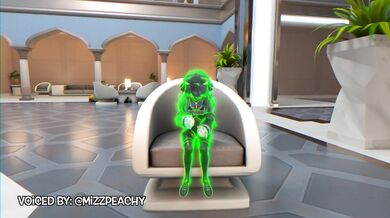 The witch Svar has a magical growth spell that affects anyone who consumes her special pizza slice