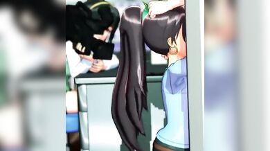 Sexy Lingerie Model Poses in the Bedroom while her Boyfriend Watches from Afar