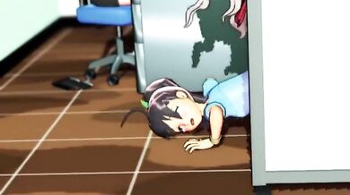 Sexy Lingerie Model Poses in the Bedroom while her Boyfriend Watches from Afar