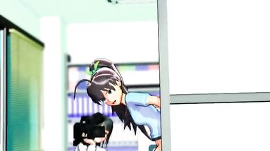 Sexy Lingerie Model Poses in the Bedroom while her Boyfriend Watches from Afar