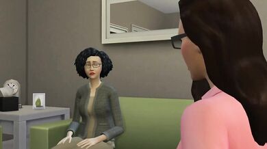 One Lonely Night in the Library with a Sexy Sims 4 Futa