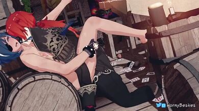 Diluc, X, and Kaeya are back for another round of hot, steamy fun in the bedroom