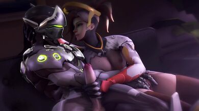 Mercy and Genjis Intimate Love Affair [Hentai Porn] 1080p