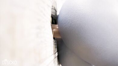 A sexy widow seeks out a man with a massive cock to fuck her in the ass through a glory hole while getting pleasured by an unknown dick