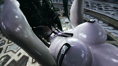 The elf princess becomes a slave girl, and her master spanks her for his pleasure!