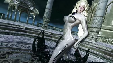 The elf princess becomes a slave girl, and her master spanks her for his pleasure!