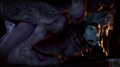 Ciri, a young girl with magical powers, gets brutally violated by a group of demonic creatures