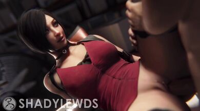 Ada and Leon take a break in the safety room [Shadylewds]