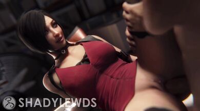 Ada and Leon take a break in the safety room [Shadylewds]