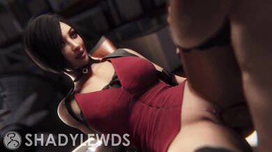 Ada and Leon take a break in the safety room [Shadylewds]