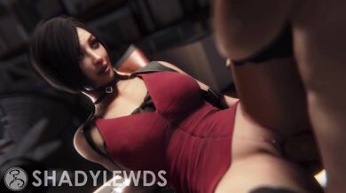 Ada and Leon take a break in the safety room [Shadylewds]