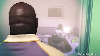 The office fuck with Coach Elizabeth and Generalbutch