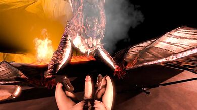 A young woman is about to have her first sexual experience with a Wyvern, but it turns out to be more than she bargained for