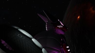 In the dark recesses of space, Cythnias night takes a turn for the erotic when she encounters a mysterious creature known as Heathfur