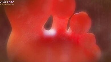 Bikini Island Booty Call: Lara Croft Gets a Rough Footjob