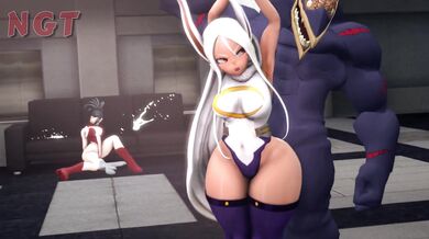 Miriko gets her tight pussy pounded by Nomu in this hot HENTAI porn scene