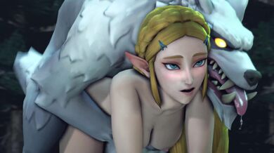 Watch as the powerful and sexy Link from Legend of Zelda gets ravaged by a lusty wolf in this epic hentai porn video