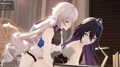 Brunette Goddess Hentai Smashes the Angel