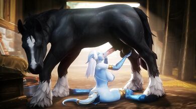 Male Elf Takes Beautiful Pony Girl on Her Hands and Knees!