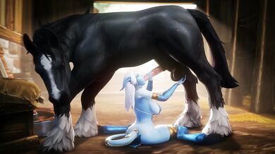 Male Elf Takes Beautiful Pony Girl on Her Hands and Knees!