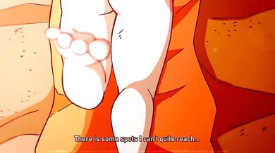 The Latin dubbed version of Yumi and Zhenzi on the beach [Diives]