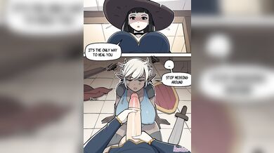 Watch hot priestess Lola fucking in every orifice with her client in the church!