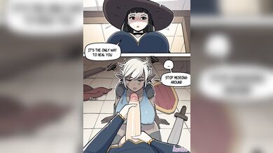 Watch hot priestess Lola fucking in every orifice with her client in the church!