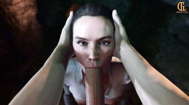 Reys POV Blowjob - Star Wars Episode IX Parody