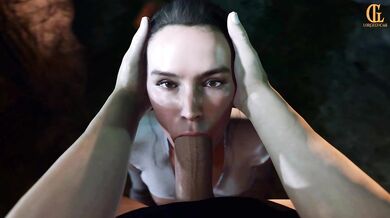 Reys POV Blowjob - Star Wars Episode IX Parody