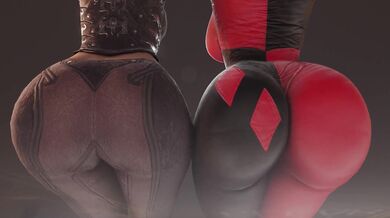 Fart Warning! Harley Quinn and Talia al Ghul engage in a steamy sex session!