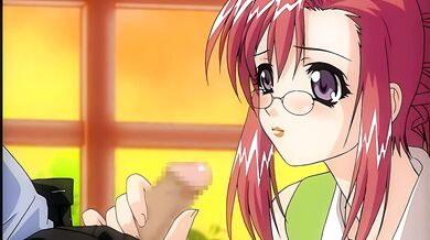 Hentai MILF Mizuho Kazami Gives a Blowjob - Upscaled