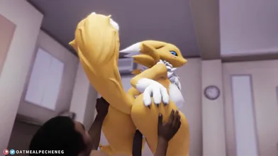 Watch Renamon take a ride on my massive cock!