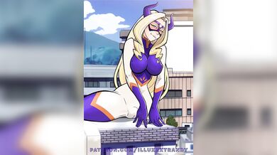 A young lady is pleasuring herself on top of a mountain while the wind blows through her hair Will she be able to reach her ultimate climax?