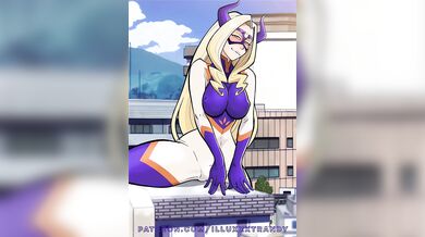 A young lady is pleasuring herself on top of a mountain while the wind blows through her hair Will she be able to reach her ultimate climax?