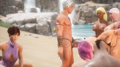 On a beautiful day at the beach, Patys sunbathing time is interrupted by a creepy guy who starts to jerk off in public