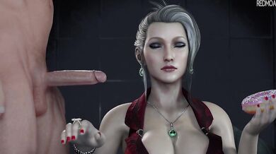 A hot nerdy girl with a big rack goes down on her sexy college professor in his office during office hours