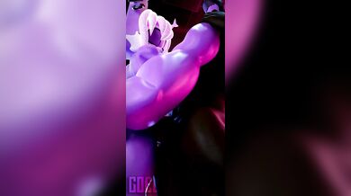 Watch this horny lady enjoy a hot night out at the club in 3D coelacanth VR porn!