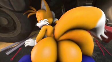 The Sonic Storm - Tails gets a wild ride on Sonic’s cock in the thunderstorm